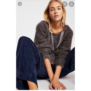 Free People light as a feather hoodie